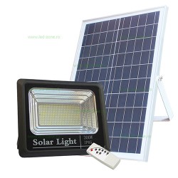 Proiector LED 300W cu Panou Solar si Telecomanda