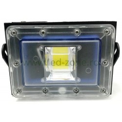 Proiector LED 50W 220V Slim Negru New Design