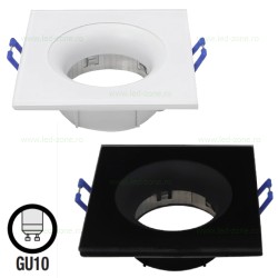 Suport Incastrat 1 Bec Spot LED GU10 Patrat KAKTUS IP65