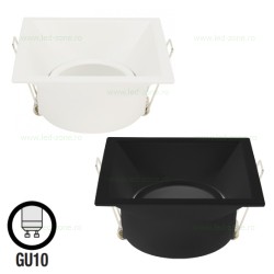 Suport Incastrat 1 Bec Spot LED GU10 Patrat MEYAN