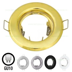 Suport Incastrat 1 Bec Spot LED GU10 Rotund KAMELYA