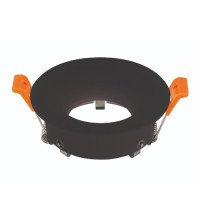 COMPONENTE SPOTURI, Black Friday - Suport Incastrat 1 Bec Spot LED GU10 Rotund Negru KARANFİL, LED-Zone.ro