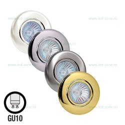 Suport Incastrat 1 Bec Spot LED GU10 Rotund ORKIDE