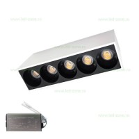 SPOTURI LED PATRATE - Reduceri Spot LED 10W Aplicat Liniar Cob Alb Promotie