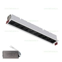 SPOTURI LED, Spot LED 10W Incastrabil Liniar Cob Alb, LED-Zone.ro