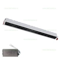 SPOTURI LED PATRATE - Reduceri Spot LED 15W Incastrabil Liniar Cob Alb Promotie