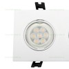 Spot LED 2x6W Dreptunghiular Mobil Alb