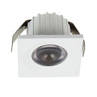 SPOTURI LED, Spot LED 3W COB Patrat Alb , LED-Zone.ro