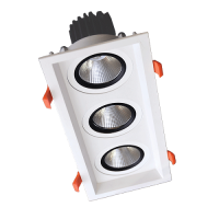 SPOTURI LED - Reduceri Spot LED 3x30W Dreptunghiular COB Mobil Alb Promotie