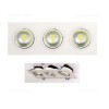 Spot LED 3x5W Dreptunghiular COB Mobil Alb