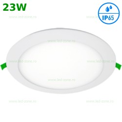 Spot LED 23W Slim Rotund Alb IP65