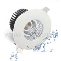 SPOTURI LED ROTUNDE, Spot LED 6W COB Rotund Alb Waterproof IP65, LED-Zone.ro