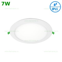 SPOTURI LED ROTUNDE, Spot LED 7W Slim Rotund Alb IP65, LED-Zone.ro