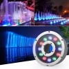 Spot LED Fantana 12x1W Rotund RGB 12V Submersibil