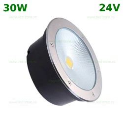 Spot LED Exterior Incastrat 1x30W Rotund 24V