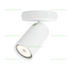 Spot LED Aplicat 10W Mobil Alb cu Bec GU10