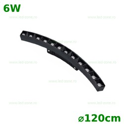 Spot LED Magnetic 6W Circular Clar D120cm