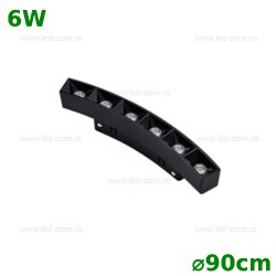 Spot LED Magnetic 6W Circular Clar D90cm