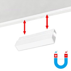Spot LED Magnetic 10W Liniar Mat Alb