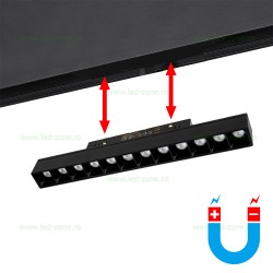 Spot LED Magnetic 12W Liniar Clar