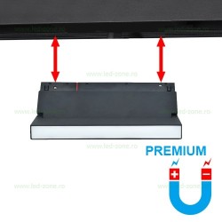 Spot LED Magnetic 12W Liniar Mat Reglabil Premium