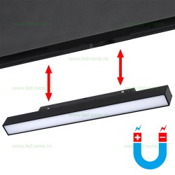 Spot LED Magnetic 12W Liniar Mat RGB-CCT Smart