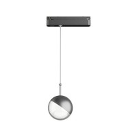 SPOTURI LED MAGAZIN, Spot LED Magnetic 7W Pendul Negru Ultra Slim 00401, LED-Zone.ro