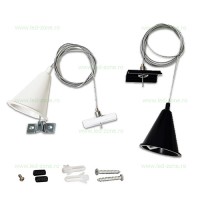 SPOTURI LED SINA, Black Friday - Kit Tiranti Suspendare Spot Sina Magazin, LED-Zone.ro