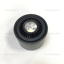 Spot LED Magazin Aplicat Mobil  7W COB Negru XQ025