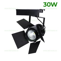 Spot LED Magazin Sina 30W COB Negru LZ231