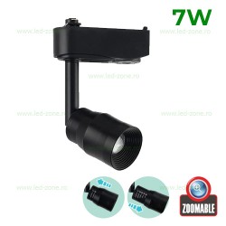 Spot LED Magazin Sina 7W Zoomabil Diverse Culori