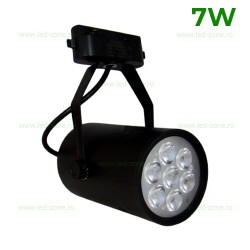 Spot LED Magazin Sina 7x1W Negru