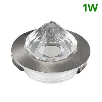 SPOTURI LED ROTUNDE - Reduceri Spot LED 1W Incastrat Rotund Argintiu Promotie