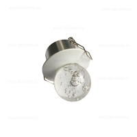 SPOTURI LED ROTUNDE, Spot LED 3W Mini Glob Sticla Rotund Alb, LED-Zone.ro