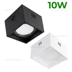 Spot LED 10W Patrat Aplicat Diverse Culori