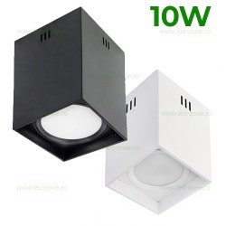 Spot LED 10W Patrat Aplicat XL Diverse Culori