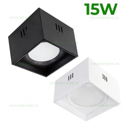 Spot LED 15W Patrat Aplicat Diverse Culori