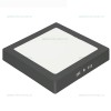 Spot LED 18W Patrat Negru Aplicat