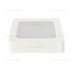 Spot LED 24W Patrat Alb Aplicat SOLE