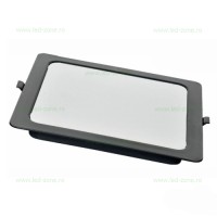 SPOTURI LED PATRATE, Black Friday - Spot LED 24W Patrat Negru Incastrat SOLE, LED-Zone.ro
