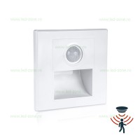 SPOTURI LED, Spot LED 2W Patrat Alb Trepte Senzor, LED-Zone.ro