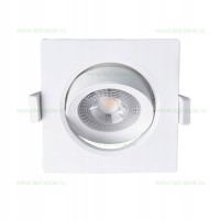 SPOTURI LED, Spot LED 5W SMD Patrat Mobil Alb LZ1820, LED-Zone.ro