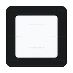Spot LED 5W Patrat Negru FUEVA