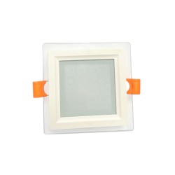 Spot LED 5W Patrat Mat Sticla