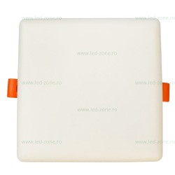 Spot LED 20W Patrat Mat Frameless Cleme Ajustabile