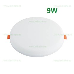 Spot LED 9W Rotund Mat Frameless Natural