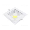Spot LED 12W Patrat COB Sticla 3 Functii