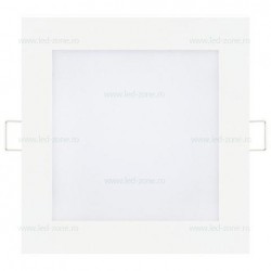 Spot LED 15W Slim Patrat Alb 