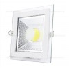 Spot LED 18W Patrat COB Sticla 3 Functii