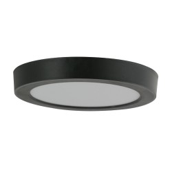 Spot LED 24W Rotund Negru Aplicat LZ30355